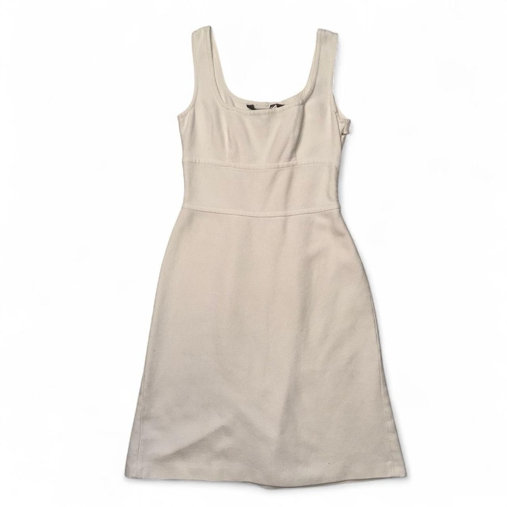 SPORTMAX Elegant Cream Sleeveless Dress